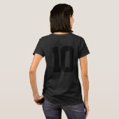Aangepaste voetbaltrui Kerst T-shirt - Dames  (Achterkant volledig)
