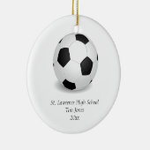 Aangepaste voetbalversiering keramisch ornament (Rechts)