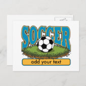 Aangepaste voettekst toevoegen briefkaart (Voorkant / Achterkant)