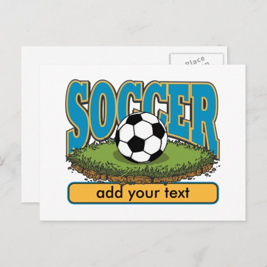 Aangepaste voettekst toevoegen briefkaart (Voorkant / Achterkant)