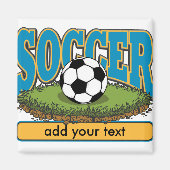 Aangepaste voettekst toevoegen magneet (Voorkant)