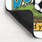 Aangepaste voettekst toevoegen muismat (Hoek)