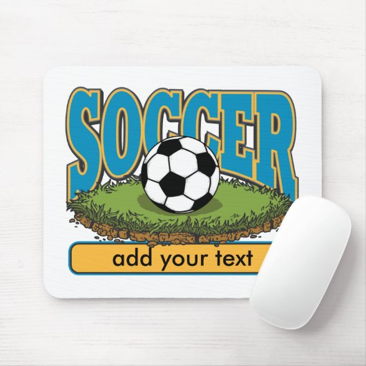 Aangepaste voettekst toevoegen muismat (Met muis)