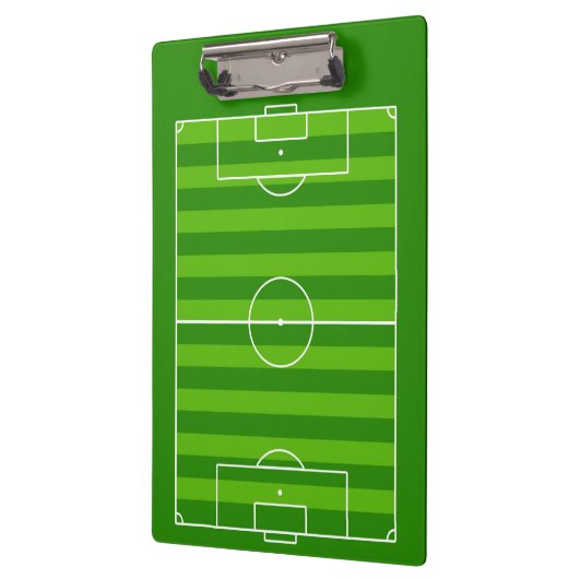 Aangepaste voetzoekervelden van de voetbal coach / klembord (Links)