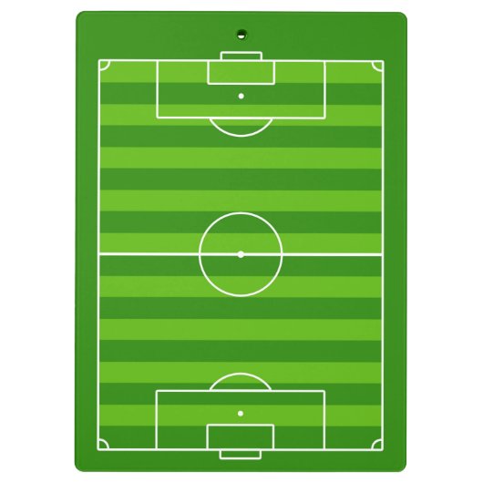 Aangepaste voetzoekervelden van de voetbal coach / klembord (Achterkant)