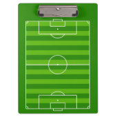 Aangepaste voetzoekervelden van de voetbal coach / klembord (Voorkant)