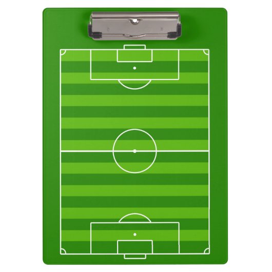 Aangepaste voetzoekervelden van de voetbal coach / klembord (Voorkant)