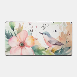 Aangepaste Vogel Waterverf Bureaumat