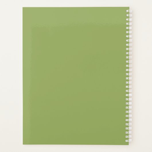 Aangepaste vogelaanflenmaand mei Hawthorn Planner (Achterkant)