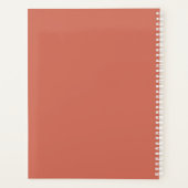 Aangepaste vogelbloeimaand juni Roos Planner (Achterkant)