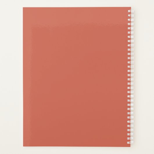 Aangepaste vogelbloeimaand juni Roos Planner (Achterkant)