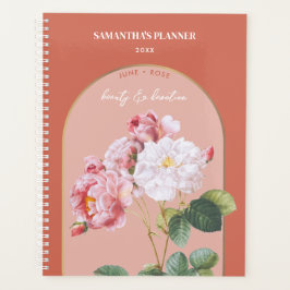 Aangepaste vogelbloeimaand juni Roos Planner