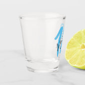 Aangepaste vogelcadeau | 18e | 21e | 40e | 50e S Shot Glas (Links)