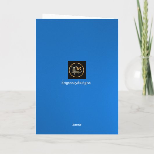 Aangepaste vogeldag Kaart Beste pap ooit (Achterkant)