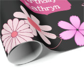 Aangepaste vogeldagUnicorns Cadeaupapier (Rol Hoek)