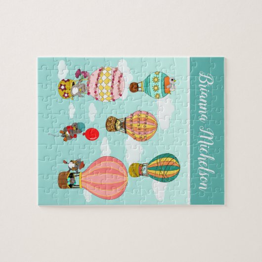 Aangepaste vogelillustratie voor kinderen legpuzzel (Horizontaal)