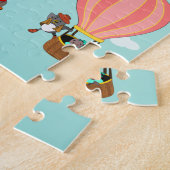 Aangepaste vogelillustratie voor kinderen legpuzzel (Zijkant)