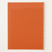 Aangepaste vogelmaand oktober Marigold Planner (Achterkant)