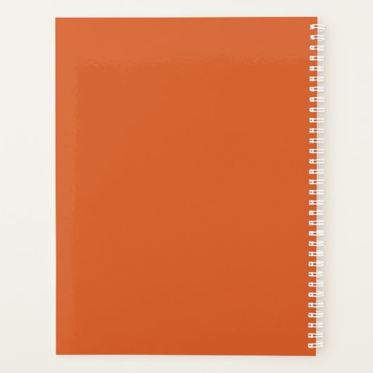 Aangepaste vogelmaand oktober Marigold Planner (Achterkant)