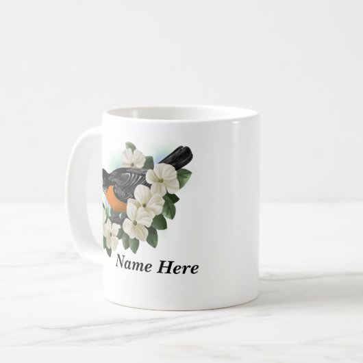 Aangepaste vogelMokken Koffiemok (Voorkant links)