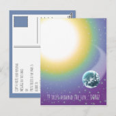 Aangepaste vogelreizen rond de zon briefkaart (Voorkant / Achterkant)