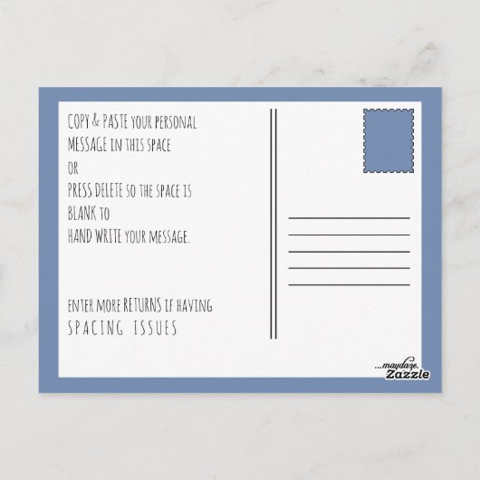 Aangepaste vogelreizen rond de zon briefkaart (Achterkant)