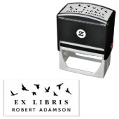 Aangepaste vogels persoonlijke bibliotheek ex libr zelfinktende stempel (In situ)