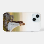 Aangepaste volledige foto bruiloft koppel jubileum iPhone 15 case (Achterkant horizontaal)