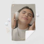 Aangepaste volledige foto modern  golfhanddoek (Insitu)