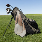 Aangepaste volledige foto modern  golfhanddoek (Groen)