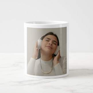 Aangepaste volledige foto modern grote koffiekop