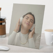 Aangepaste volledige foto modern reclamebord met voetstuk (Insitu)