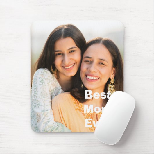 Aangepaste, volledige foto, moederdag muismat (Met muis)