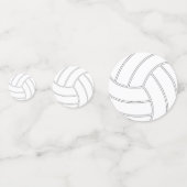 Aangepaste Volleybal Feest Tafel Confetti (Voorkanten)