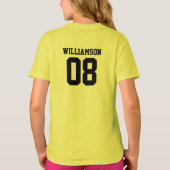Aangepaste Volleybal Geboorte Jaar Naam Nummer T-shirt (Achterkant)