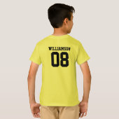 Aangepaste Volleybal Geboorte Jaar Naam Nummer T-shirt (Achterkant volledig)