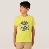 Aangepaste Volleybal Geboorte Jaar Naam Nummer T-shirt (Voorkant volledig)