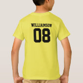 Aangepaste Volleybal Geboorte Jaar Naam Nummer T-shirt (Achterkant)