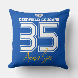 Aangepaste Volleybal Senior Night Afstudeercadeau Kussen