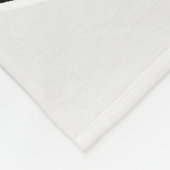 Aangepaste volleybal 🏐 sport-Paars, wit en zwart Fleece Deken (Hoek)