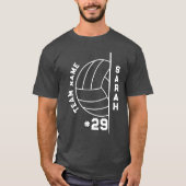 Aangepaste Volleybal Sport Team Volleybal Mom Love T-shirt (Voorkant)
