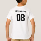 Aangepaste volleybal Team Naam Nummer Club League T-shirt (Achterkant)
