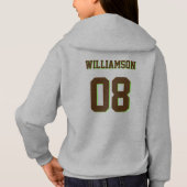 Aangepaste volleybal toernooi jaar naam nummer (Achterkant)