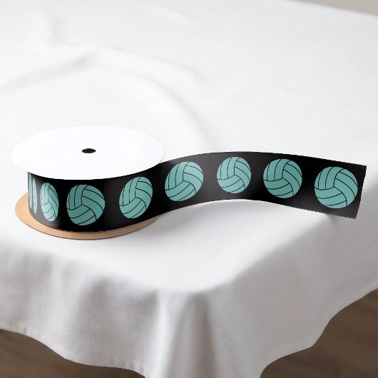 Aangepaste volleybalteamkleurentractpagina Gift Wr Satijnen Lint