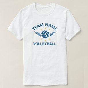 Aangepaste volleybalteamnaam T-shirt