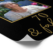 AANGEPASTE VOLWASSEN BIRTHDAY-POSTER 70E BIRTHDAY POSTER (Hoek)