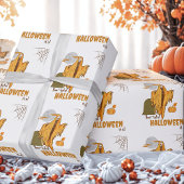 Aangepaste Volwassen Humor Flirty Booty Skeleton H Cadeaupapier