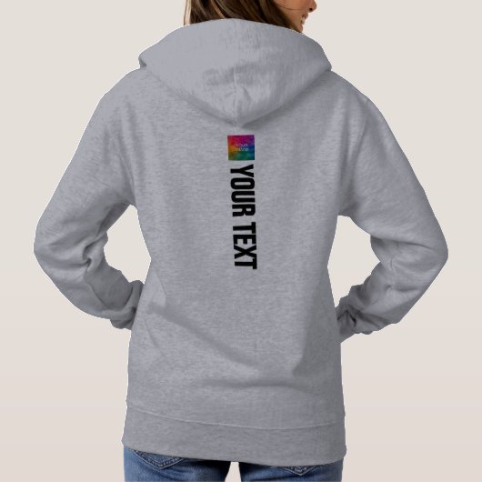 Aangepaste voor & achterkant Print Vrouwen Moderne Hoodie (Achterkant)