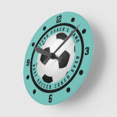 Aangepaste  voor Blauwgroen Blue Boy's Voetbal coa Ronde Klok (Hoek)