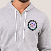 Aangepaste voor- en achtertekst | Eenvoudig bedrij Hoodie